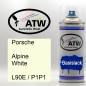 Preview: Porsche, Alpine White, L90E / P1P1: 400ml Sprühdose, von ATW Autoteile West.